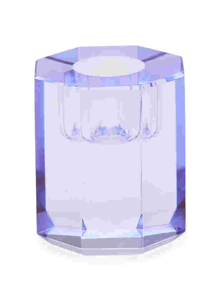 Kristall Kerzenhalter , Blue, Packshot