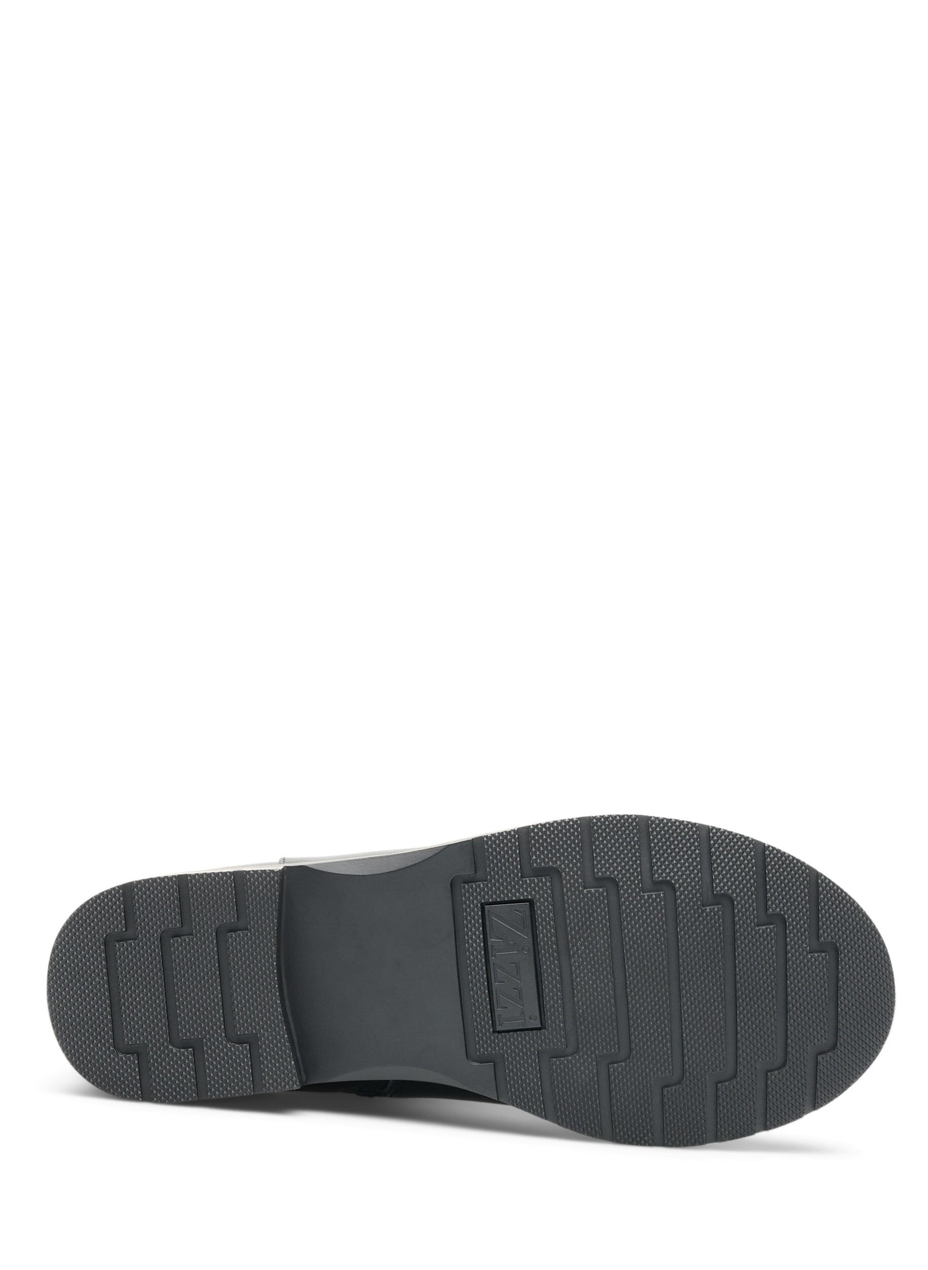 ZizziChelsea-Boot aus Leder mit Elastikeinsatz, Schwarz, Packshot image number 3