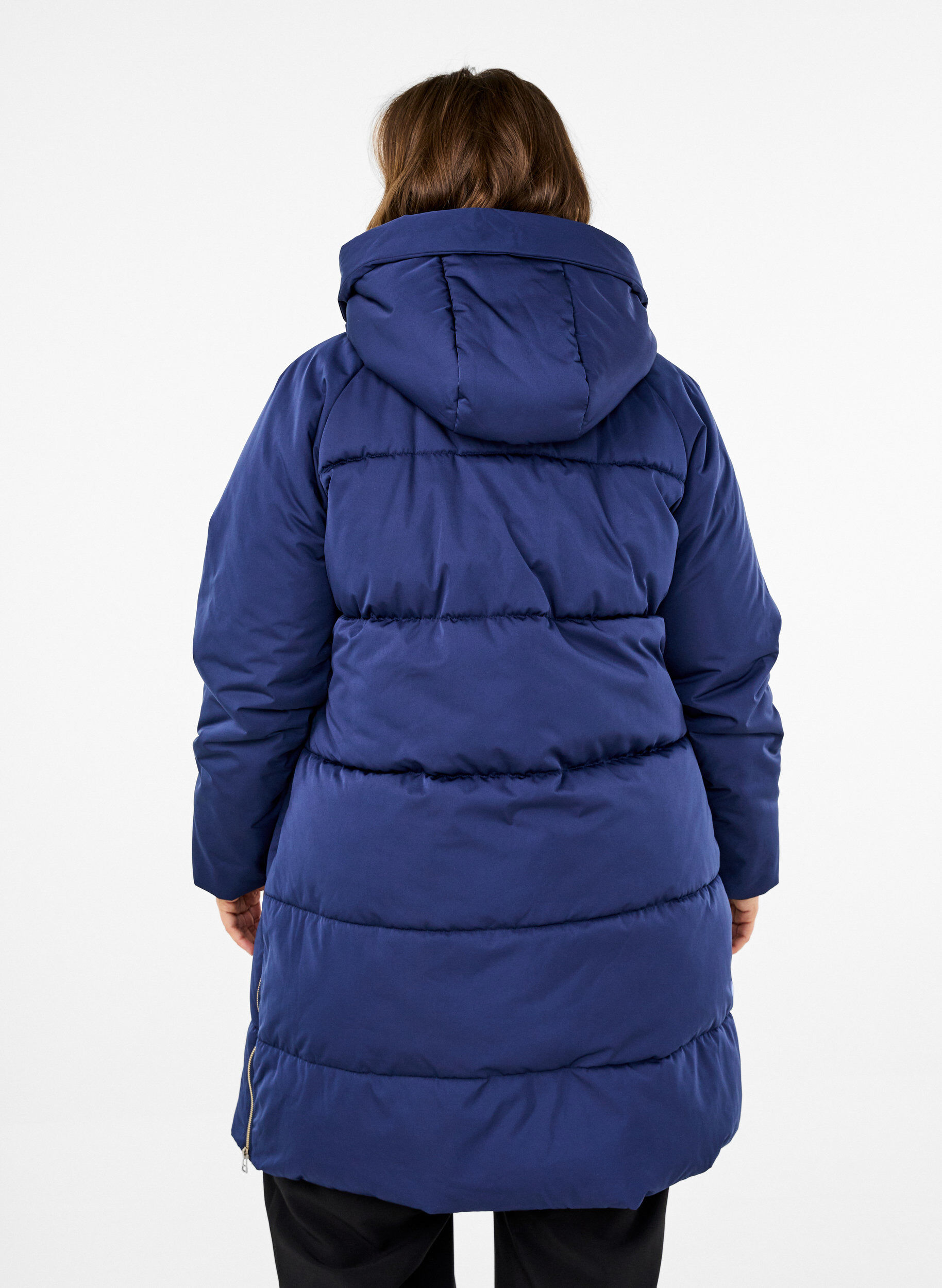 ZizziPufferjacke mit Kapuze, Blau, Model image number 2