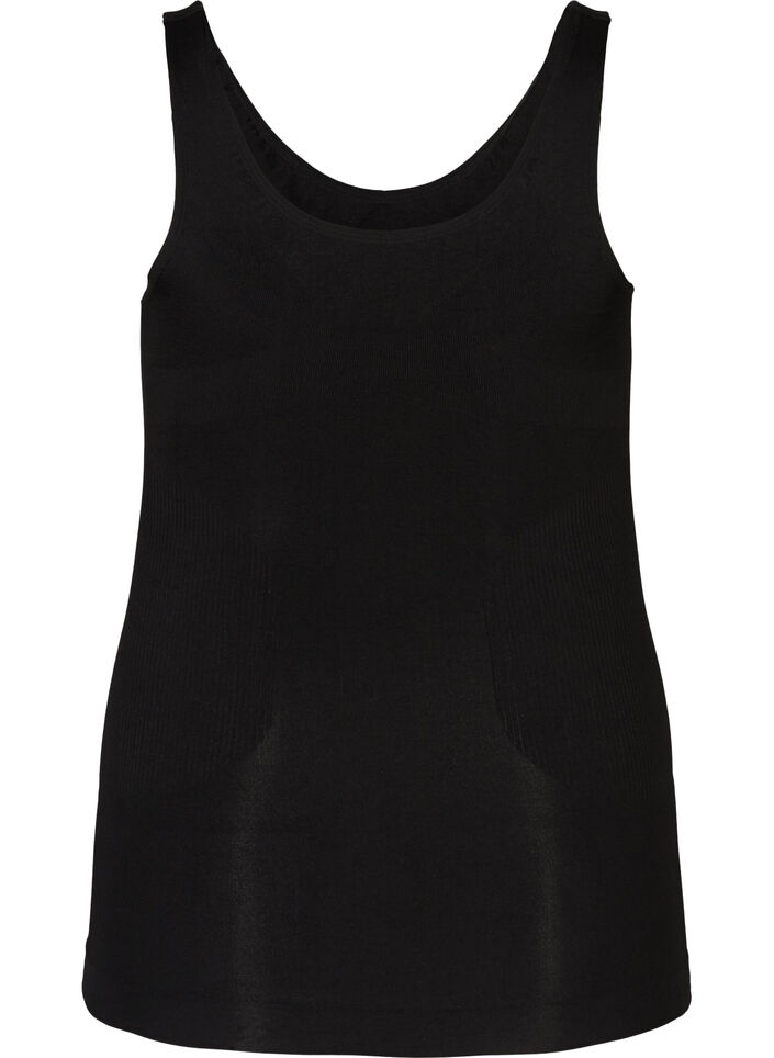 Shapewear Top mit breiten Tr&auml;gern, Schwarz, Packshot image number 1