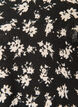 Kurzes A-Linien-Kleid aus Jersey mit Allover-Print, Schwarz, Packshot image number 2