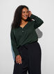 Langarmshirt mit V-Ausschnitt und Kn&ouml;pfen, Gr&uuml;n, Model image number 0