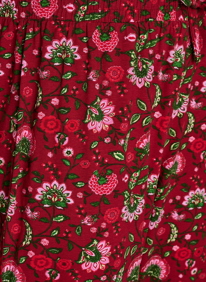 Pyjamahose aus Baumwolle mit Print, Rot, Packshot image number 2