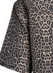 Jeanshemd mit Leo-Print und kurzen Ärmeln, Leopard, Packshot image number 3