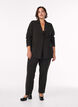 Blazer mit Strasssteinen, Schwarz, Model image number 1