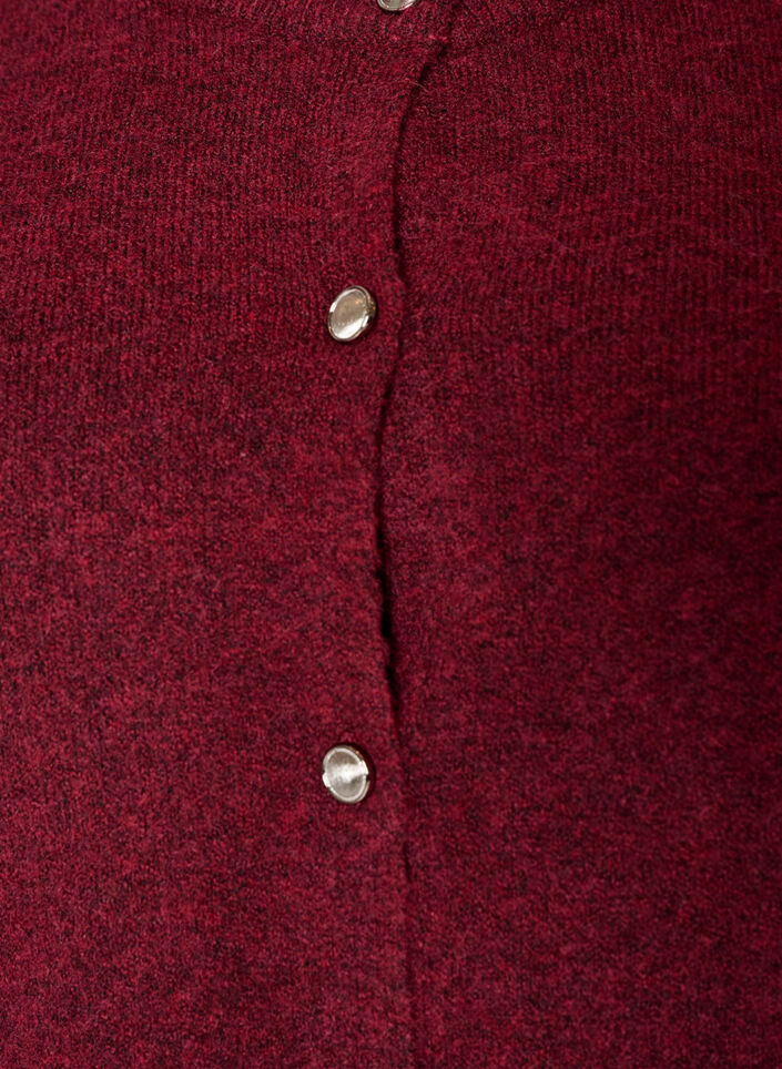 Strickjacke mit kurzen &Auml;rmeln, Rot, Packshot image number 2