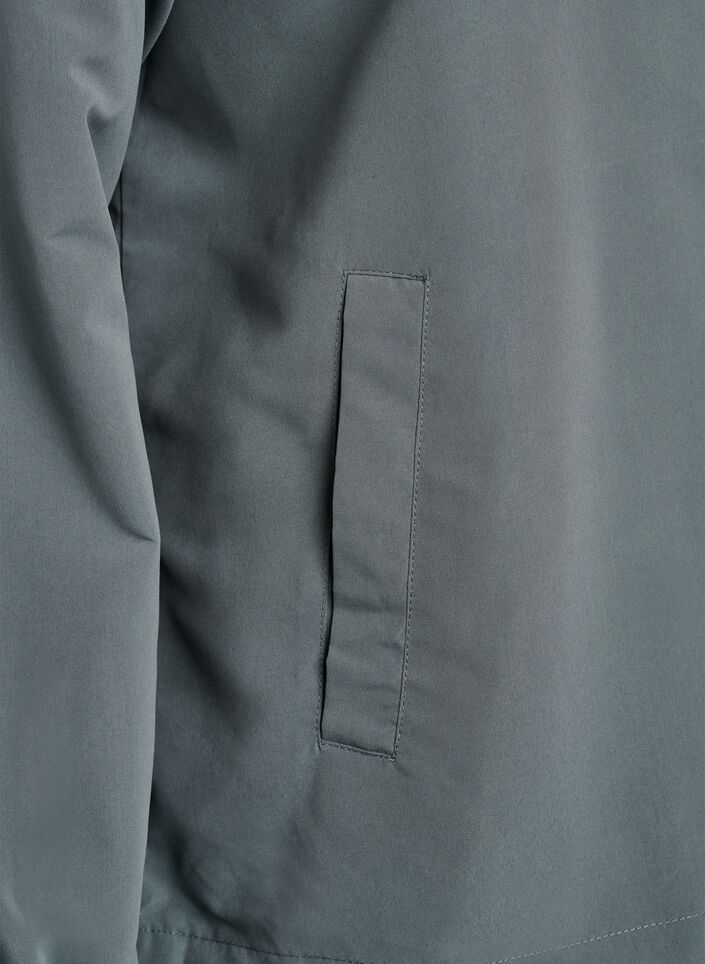 Leichte Jacke mit Kapuze und Rei&szlig;verschluss, Gr&uuml;n, Packshot image number 3