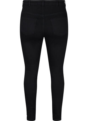 Super Slim Amy Jeans mit hoher Taille, Black, Packshot image number 1