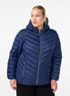 Leichte Steppjacke mit Kapuze, Blau, Model image number 0