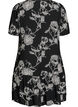 Kleid aus Viskose mit Schnittlinie, Schwarz, Packshot image number 1