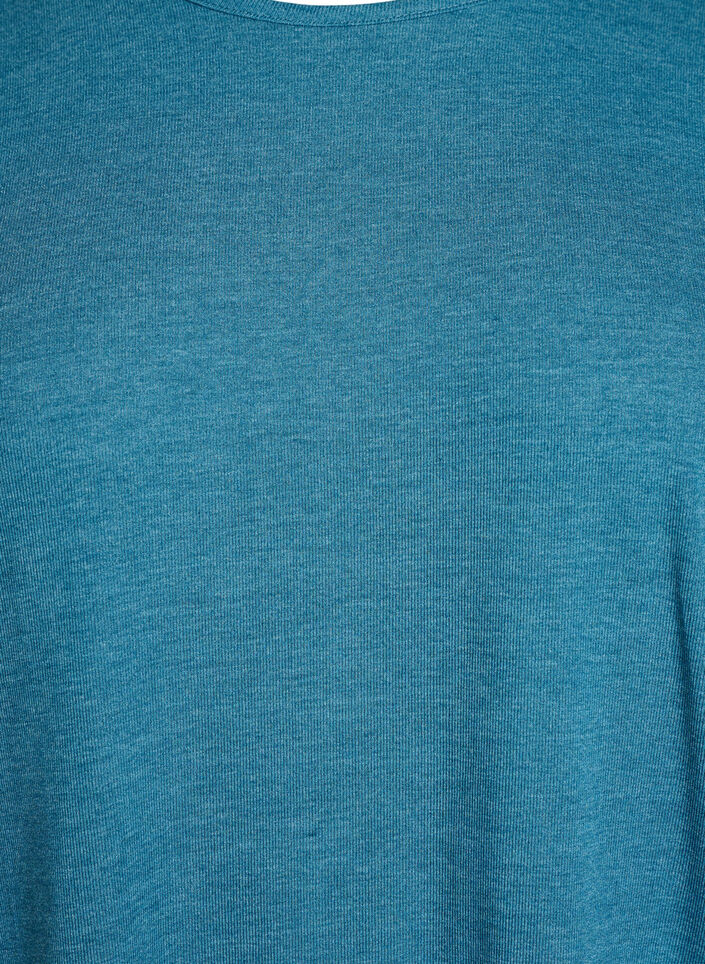 Bluse aus Jersey mit 3/4-&Auml;rmeln, Blau, Packshot image number 2
