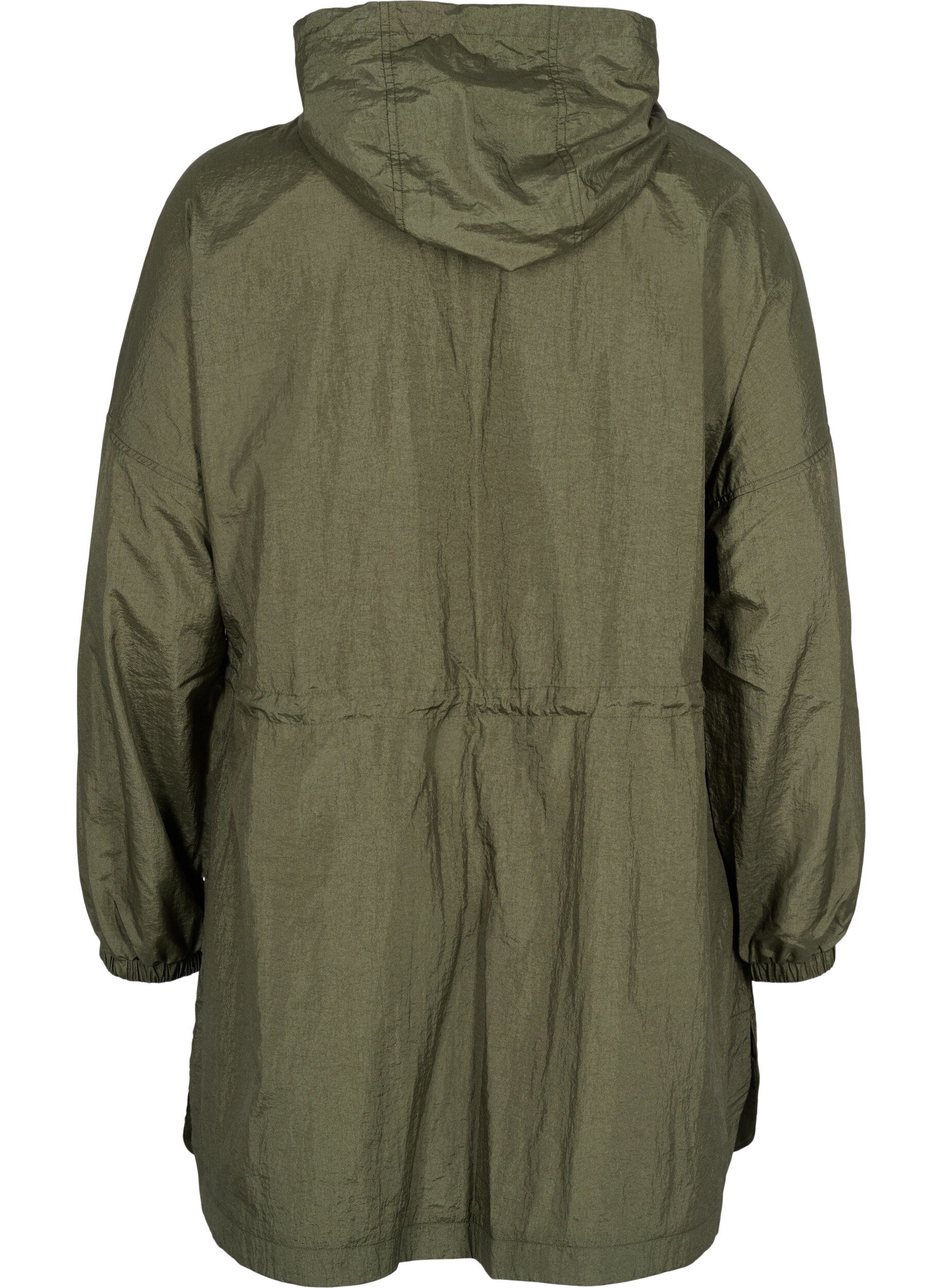 ZizziLanger Anorak mit Kapuze und Taschen, Grape Leaf, Packshot image number 1