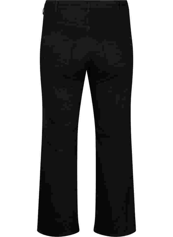 Regular Fit Gemma Jeans mit hoher Taille, Black, Packshot image number 1