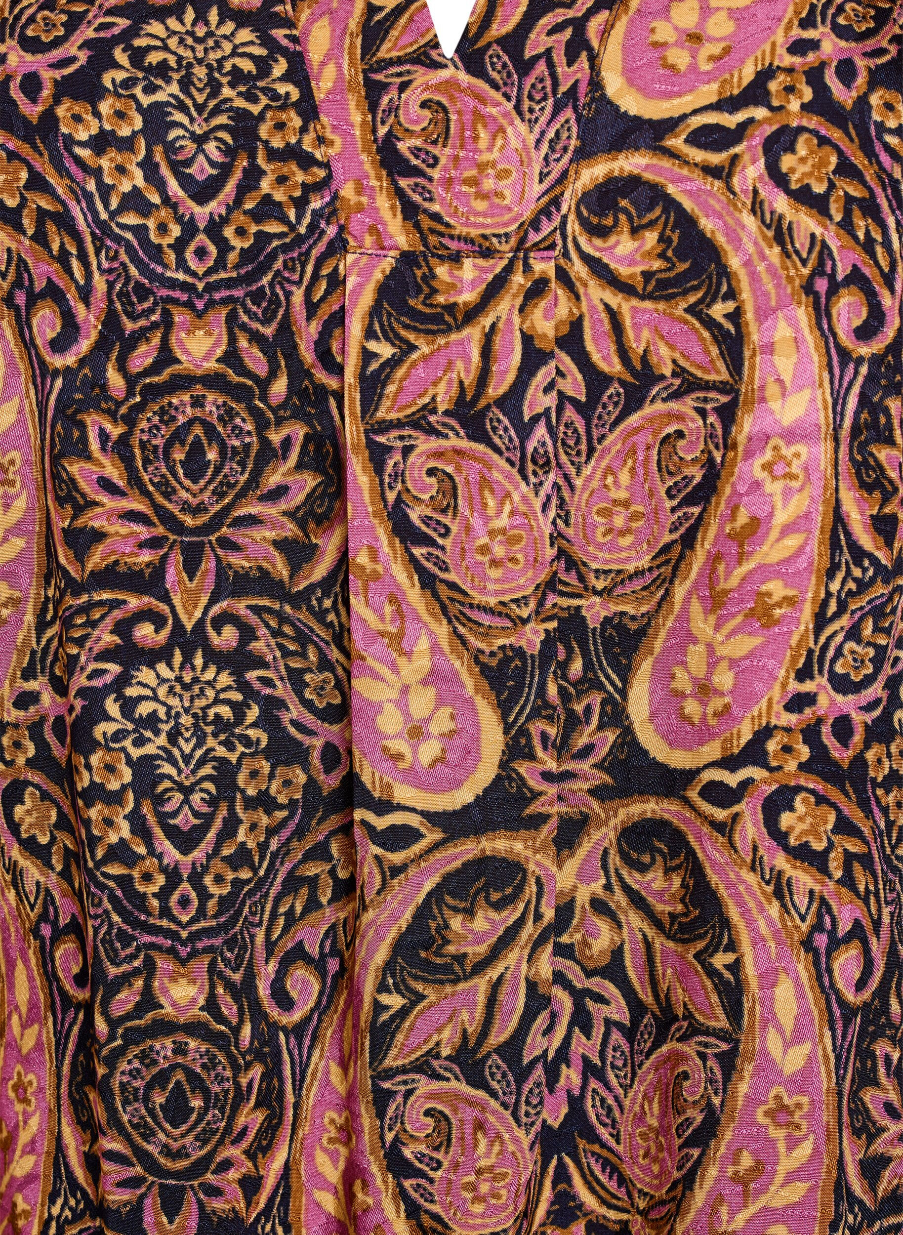 ZizziBluse aus Viskose mit Paisleymuster und 3/4-&Auml;rmeln, Blau, Packshot image number 2