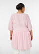 Tunika mit Crinkle-Struktur und 1/2-&Auml;rmeln, Pink, Model image number 2
