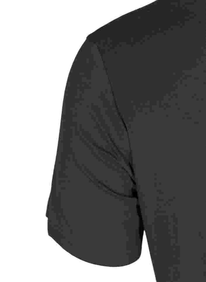 T-Shirt, Black, Packshot image number 3