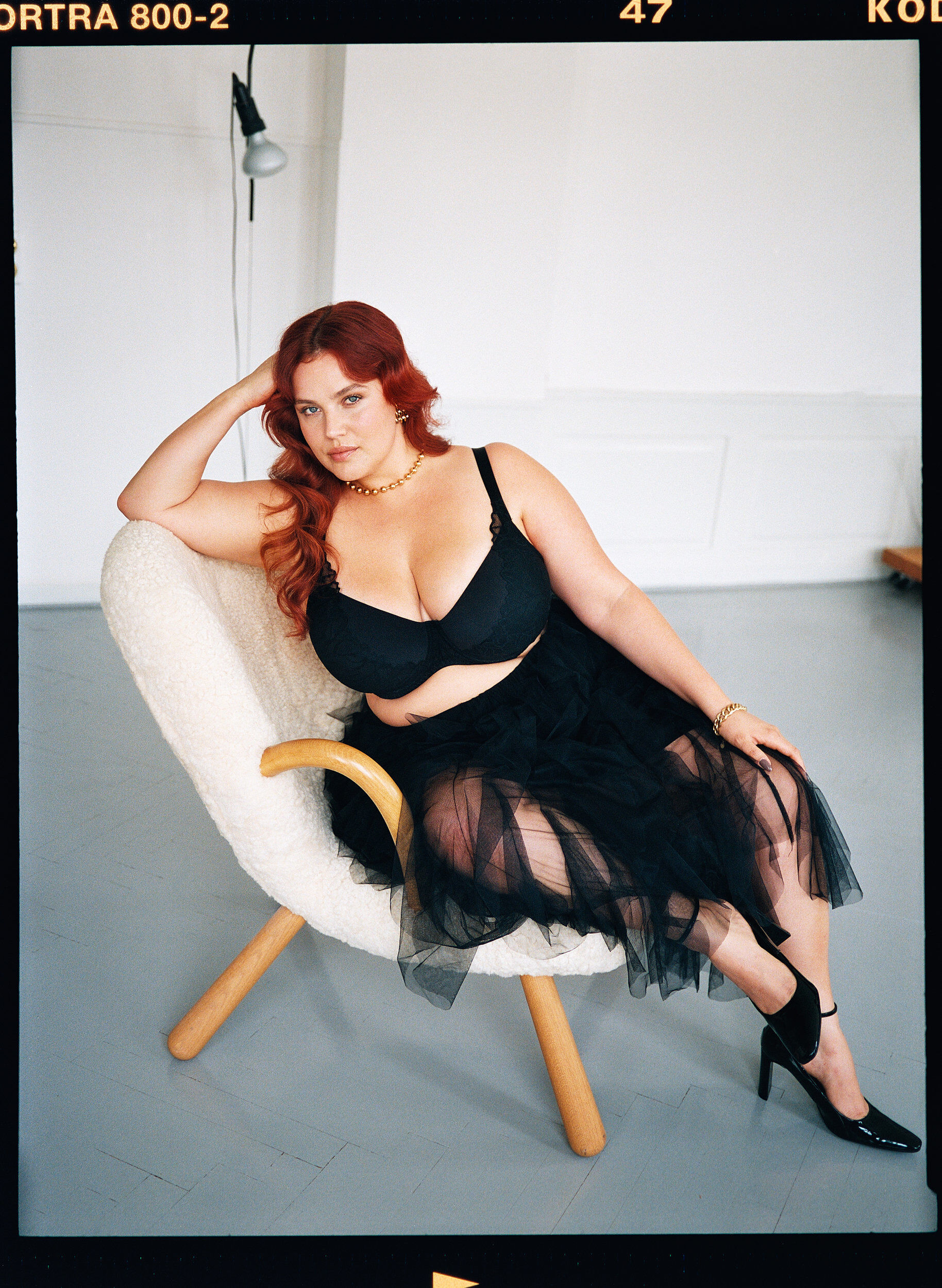 ZizziGepolsterter BH aus Spitze, Schwarz, Image image number 0