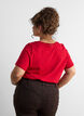 Weihnachts-T-Shirt aus Bio-Baumwolle, Rot, Model image number 2