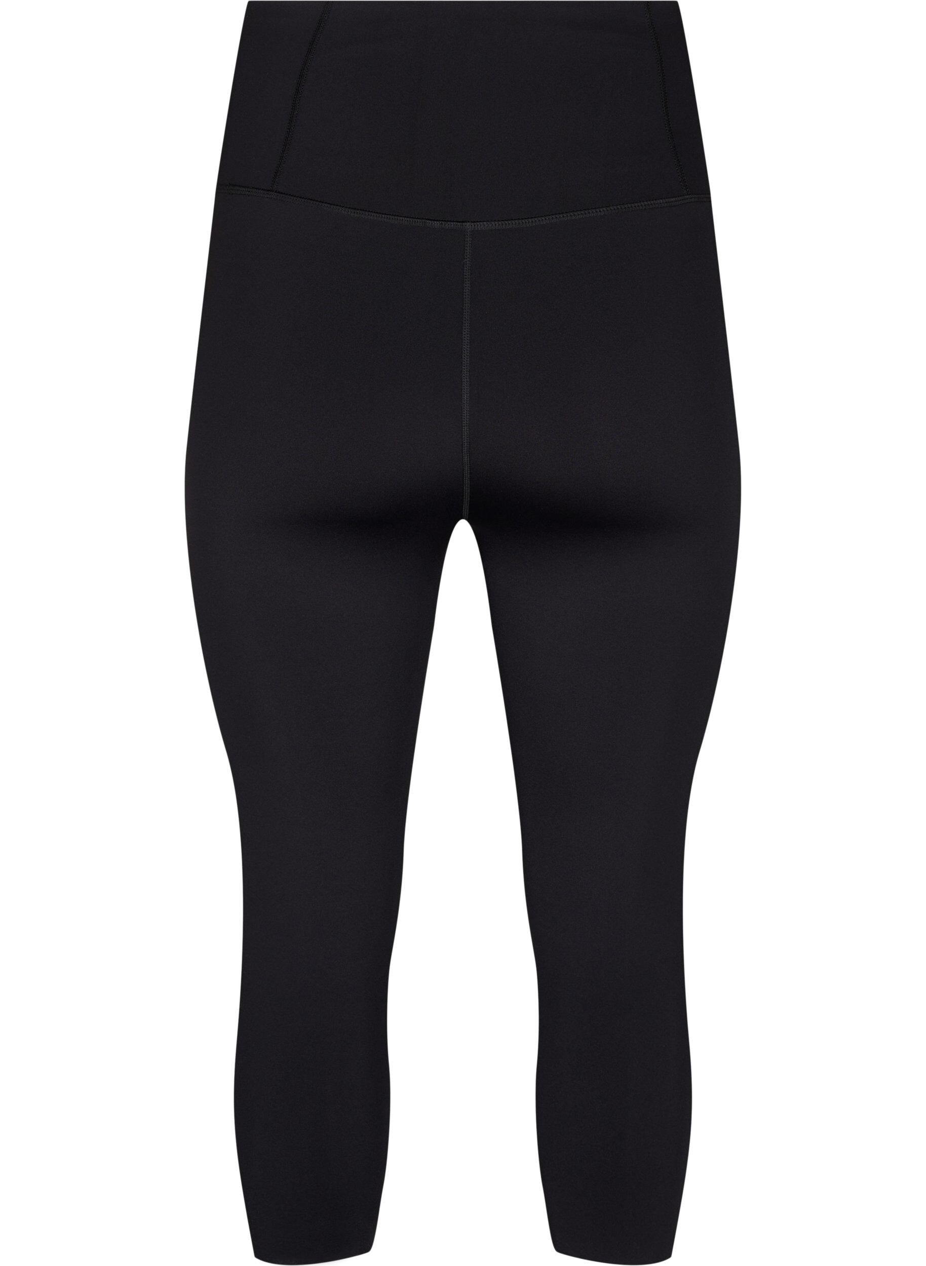 ZizziCORE, SUPER TENSION TIGHTS &ndash; 3/4-Sportleggings mit Tasche, Black, Packshot image number 1
