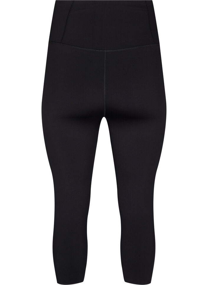 CORE, SUPER TENSION TIGHTS – 3/4-Sportleggings mit Tasche, Black, Packshot image number 1