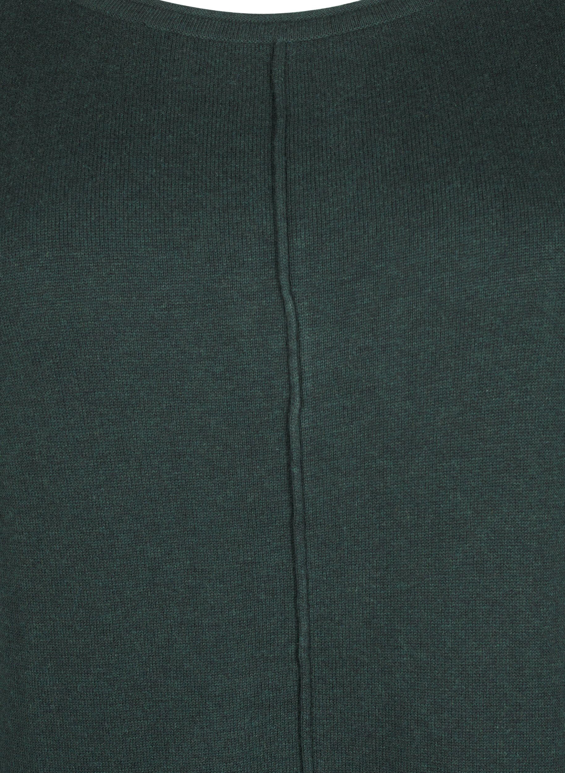 ZizziStrickkleid aus Baumwoll-Viskose-Mischung, Gr&uuml;n, Packshot image number 2