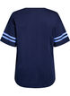 Sportliches Oversize-College-T-Shirt, Blau, Packshot image number 1