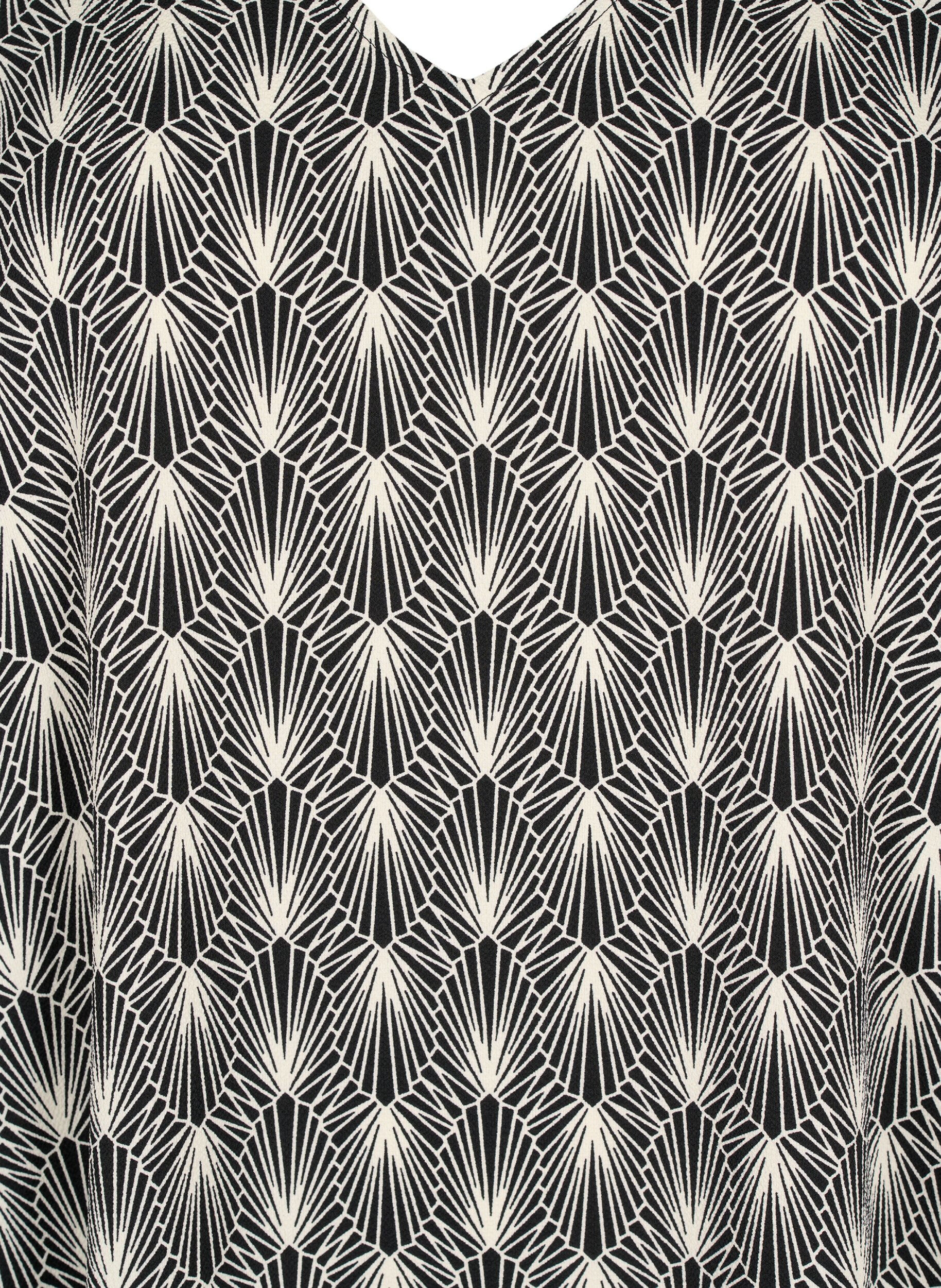 ZizziKleid mit V-Ausschnitt und Aufdruck, Birch Graphic AOP, Packshot image number 2