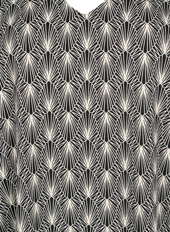 Kleid mit V-Ausschnitt und Aufdruck, Birch Graphic AOP, Packshot image number 2