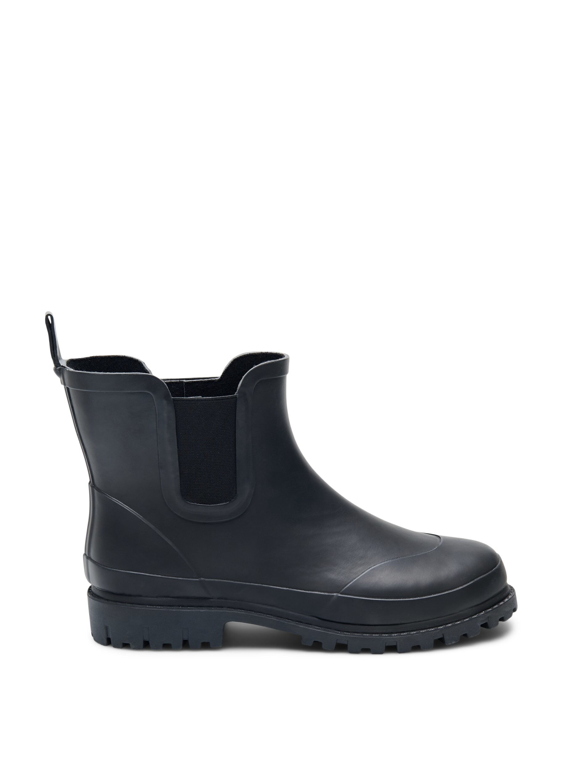 ZizziKurze breite Passform Gummistiefel, Black, Packshot image number 0