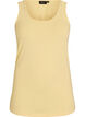 Einfarbiges Basic Top aus Baumwolle, Gelb, Packshot image number 0