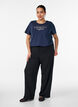 T-Shirt mit Print, Blau, Model image number 1