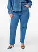 Gemma Jeans mit hoher Taille und Strasssteinen, Blau, Model image number 2