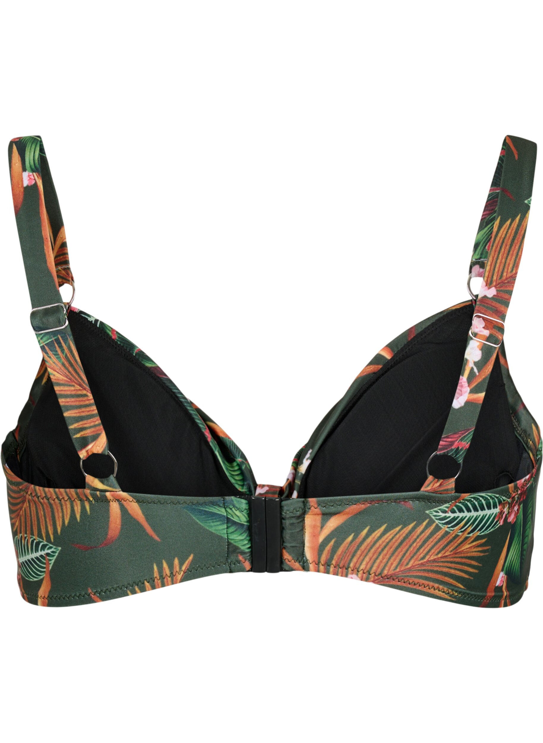 ZizziB&uuml;gel-Bikini-BH mit Motiv, Gr&uuml;n, Packshot image number 1