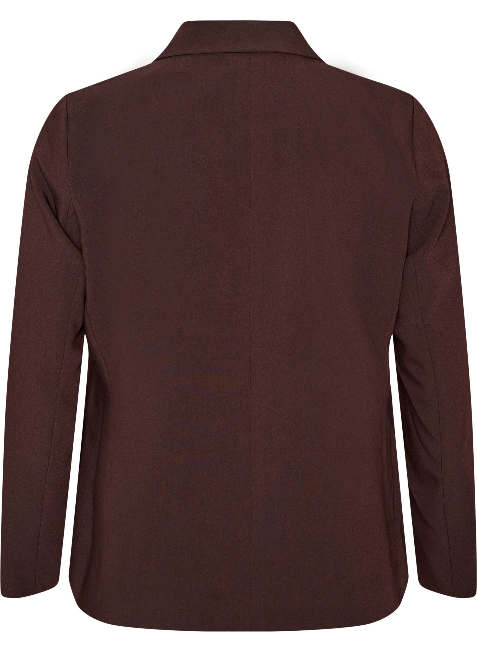 ZizziKlassischer Blazer mit 1-Knopf-Verschluss, Braun, Packshot image number 1