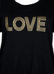 Baumwoll-T-Shirt mit Folien-Druck, Black W. Love, Packshot image number 2