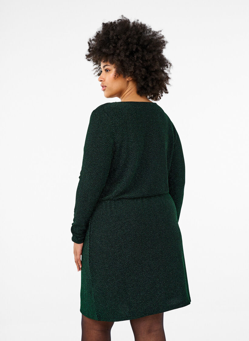 Glitzerkleid mit Zickzackmuster, Scarab ZigZagShimmer, Model image number 1