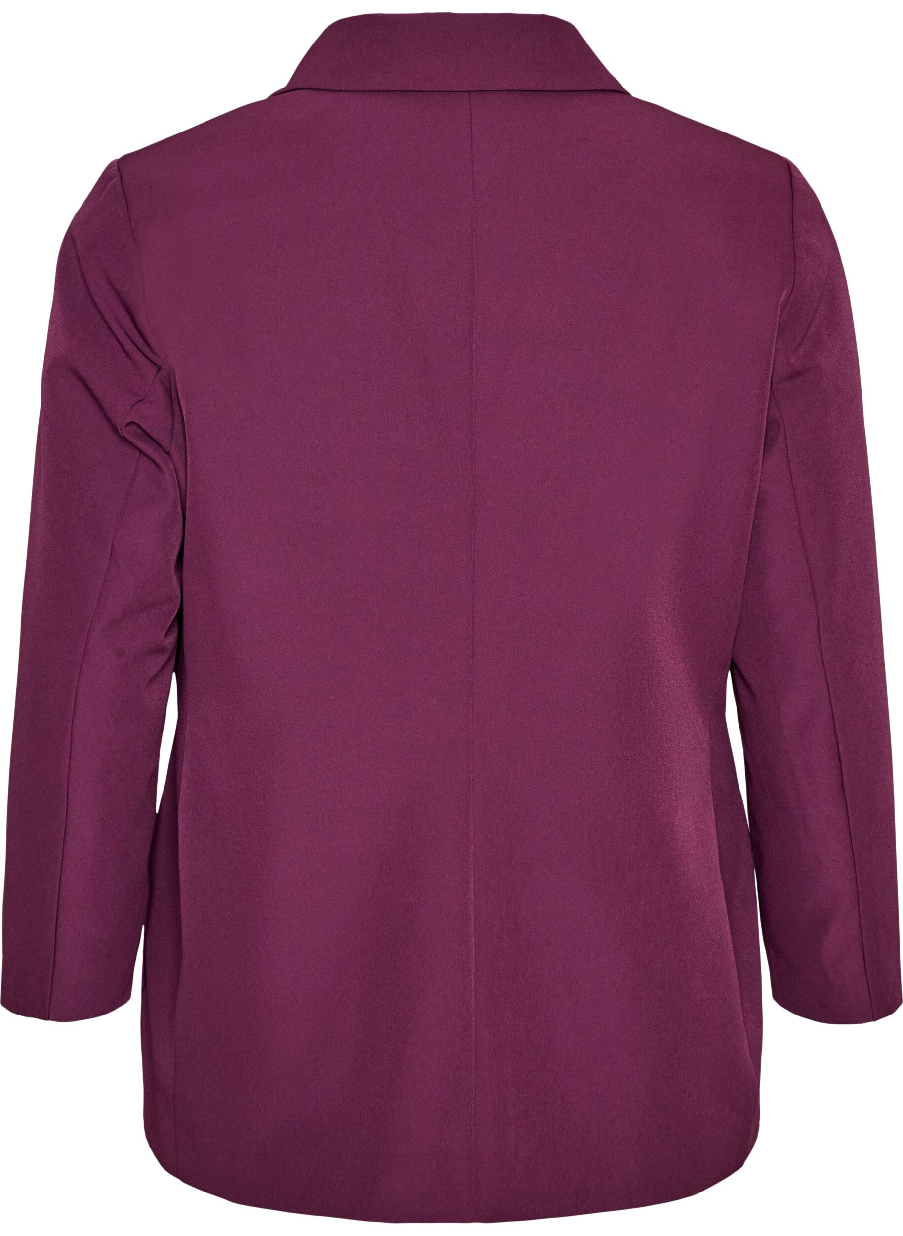 ZizziKlassischer Blazer mit Knopfverschluss, Lila, Packshot image number 1