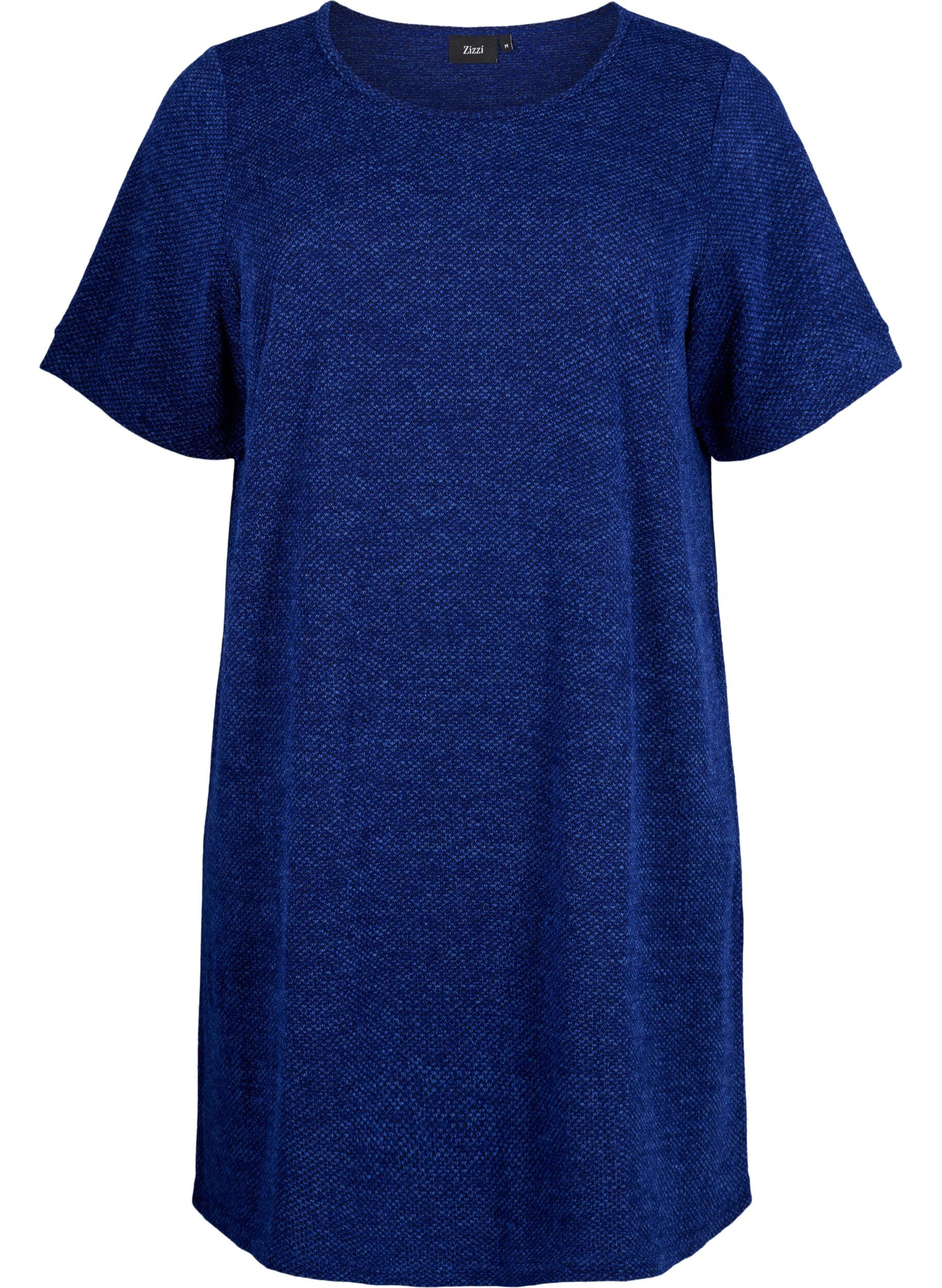 ZizziT-Shirt-Kleid mit kurzen &Auml;rmeln, Sodalite Blue, Packshot image number 0