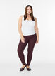 Basic Leggings aus Viskose, Dunkles Bordeaux, Model image number 1