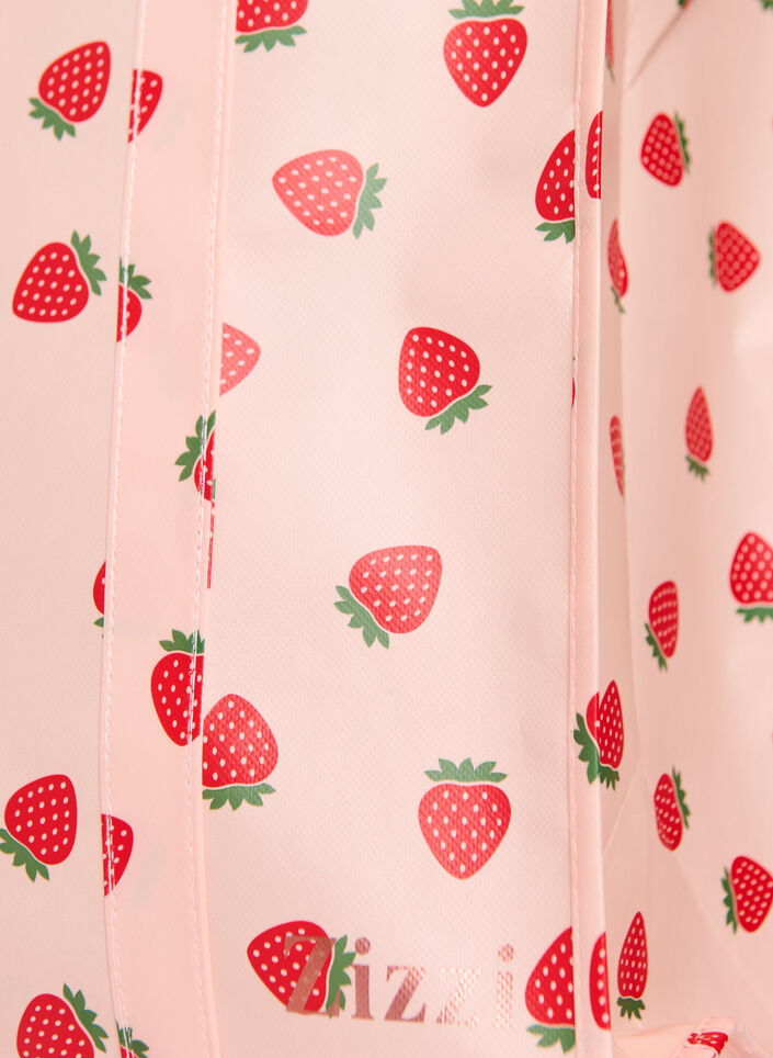 Einkaufstasche mit Reißverschluss, Rot, Packshot image number 2