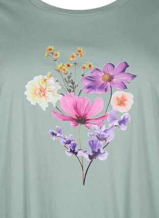 T-shirts mit Blumenmotiv, Chinois G. w. Flower, Packshot image number 2