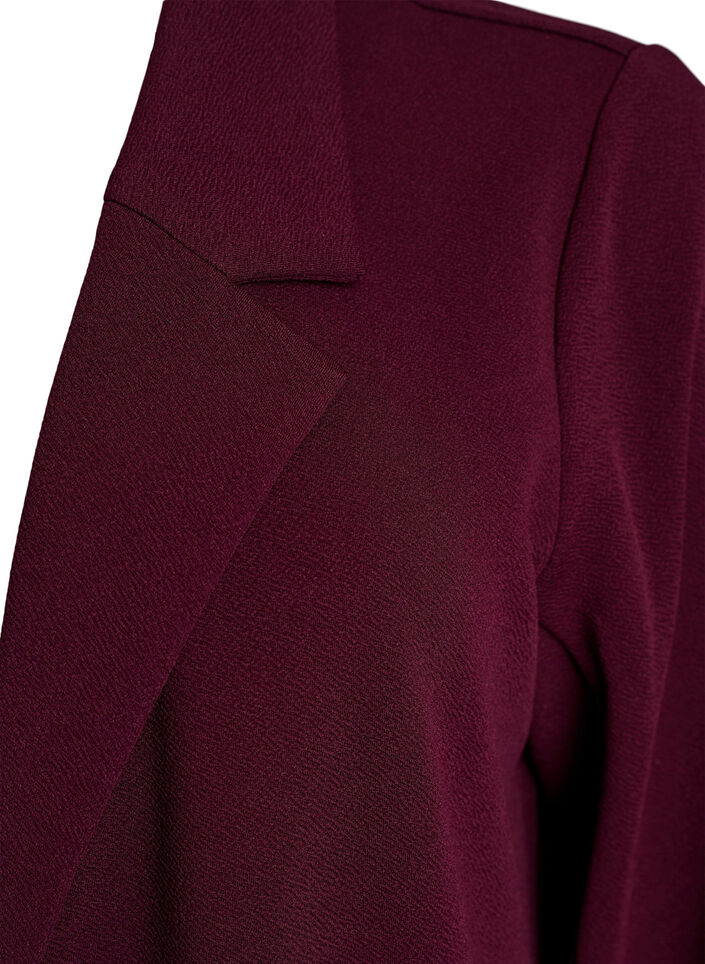 Lange Blazer mit Taschen, Rot, Packshot image number 2