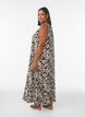 &Auml;rmelloses Maxikleid in A-Linie mit V-Ausschnitt, Braun, Model image number 1