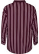 Gestreiftes Nachthemd, Dunkles Bordeaux, Packshot image number 1
