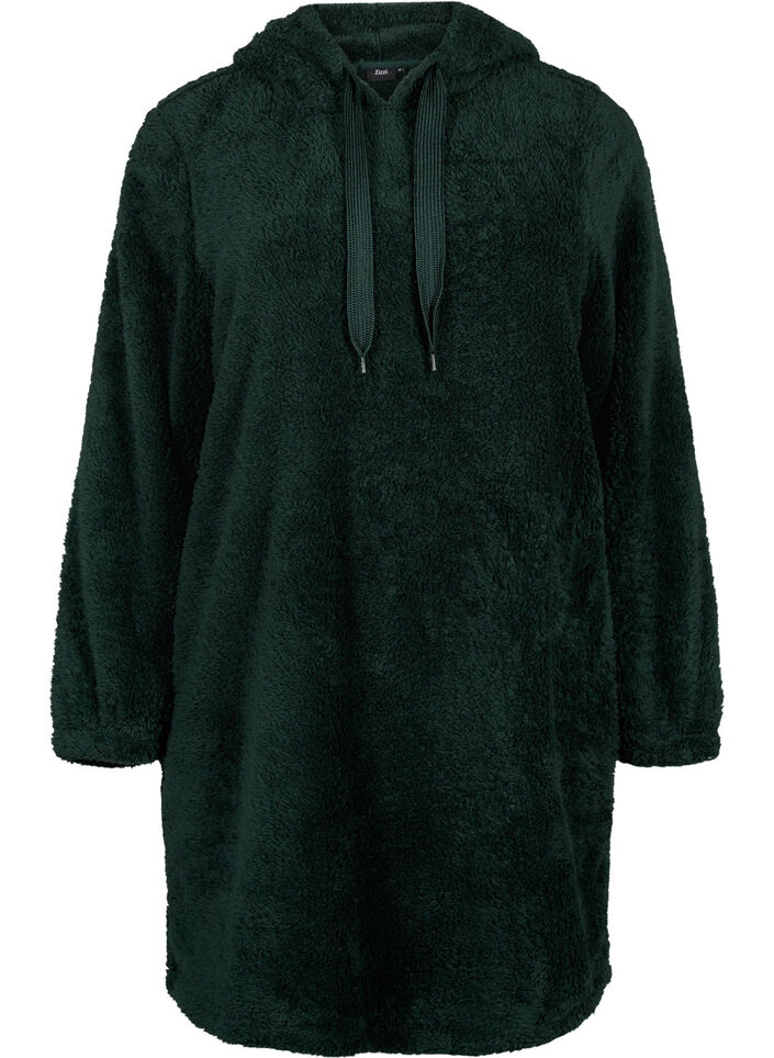 Teddykleid mit Kapuze, Scarab, Packshot image number 0