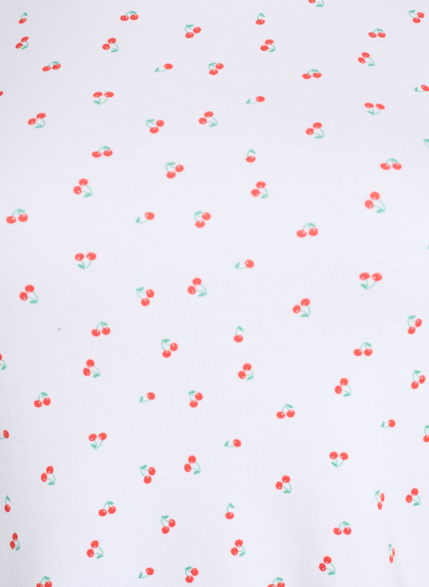 ZizziT-Shirt aus Baumwolle mit Allover-Druck, Vanille, Packshot image number 2