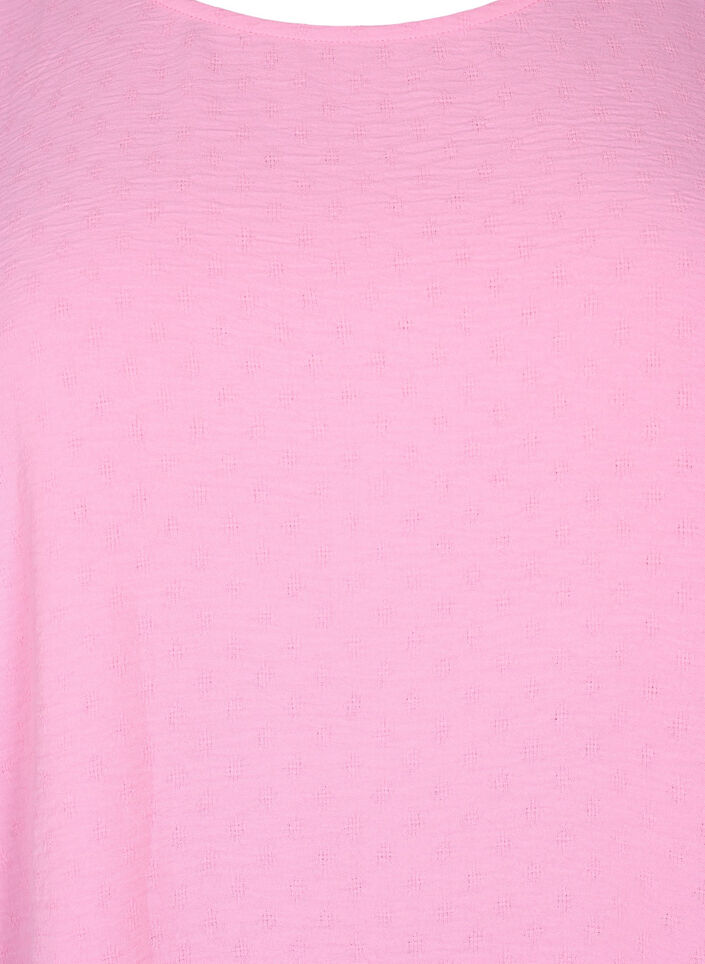  Langarmbluse mit Struktur, Rosebloom, Packshot image number 2