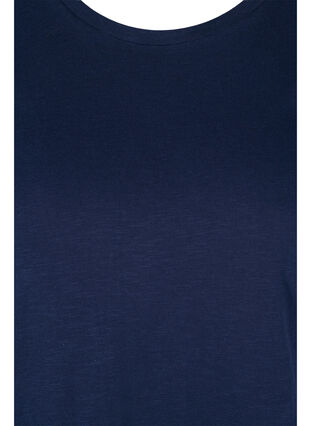 2er Pack kurzarm T-Shirts aus Baumwolle, Navy B/Reseda, Packshot image number 2