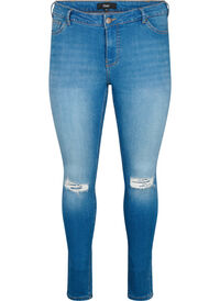 Super schlanke Sanna Jeans mit Zerstören