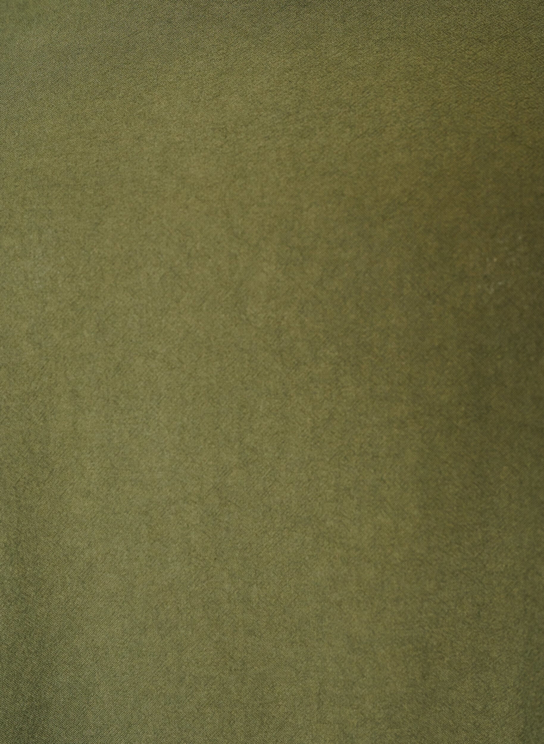 ZizziKleid aus Baumwolle mit kurzen &Auml;rmeln und Taschen, Gr&uuml;n, Packshot image number 2